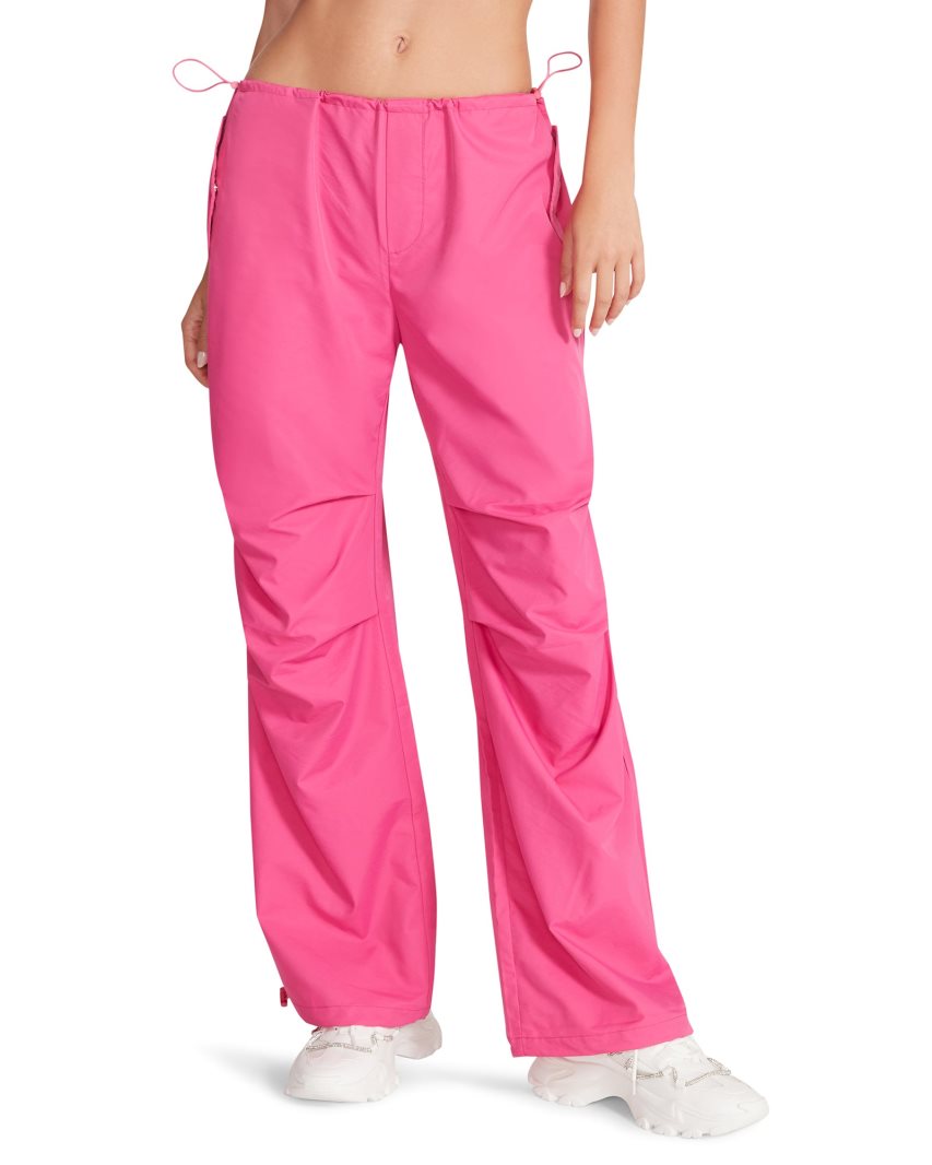 Pink Steve Madden Pia Parachute Women's Pants | PH 0843SEP